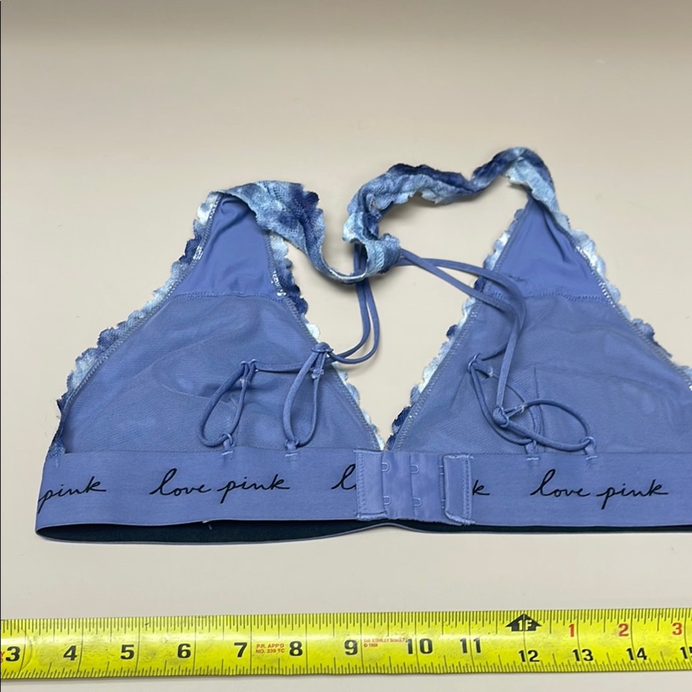 PINK Victoria's Secret Lace Bralette - Blue - Picture 3 of 5